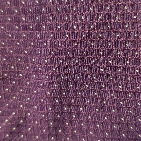 Men's Purple Calvin Klein Silk Tie - Picture 4 of 5